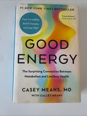 Good Energy by Casey Means, MD - Colorful Gradient Hardcover